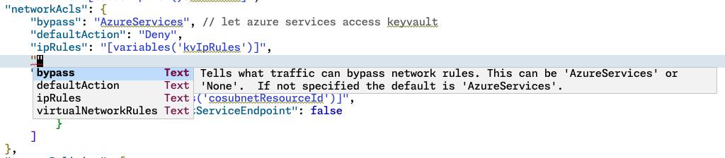 Completion list shown in Emacs